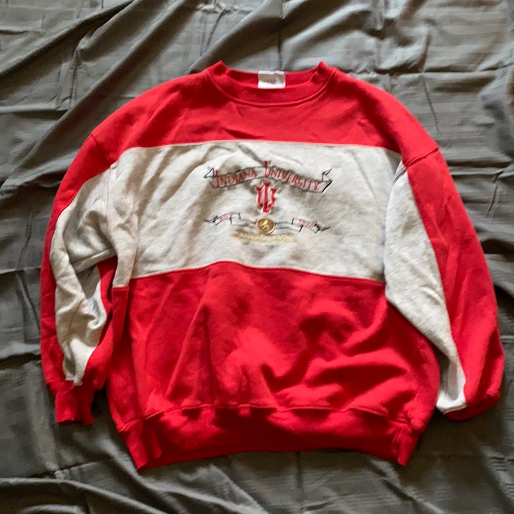 Vintage Oversized Indiana University Pullover